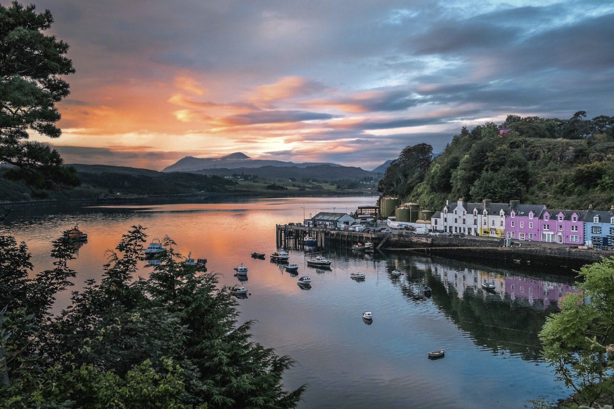 Enjoy a tipple and a treat of a view when visiting the Isle of Skye