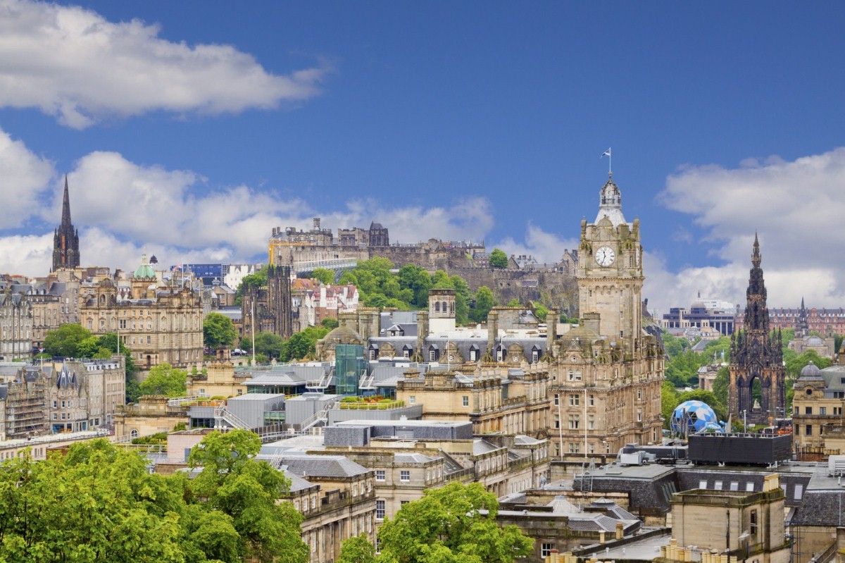 The Radfords are enjoying a caravan holiday in Edinburgh