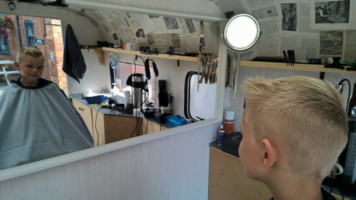 The caravan convert hair salon