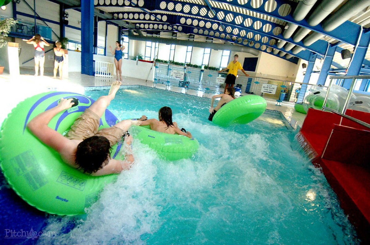 Hendra's pool complex: inflatable rings and other bathing and beach items are being freecycled by guests