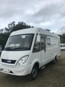 The only Hymer M-LI 580 4x4 on display at Kimberley