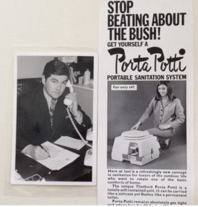 Vintage Porta Potti Advert