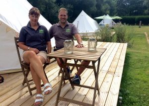 Vicki and Martin Bowrey  own a park which is strictly adults only - and, say guests, is much more peaceful as a result