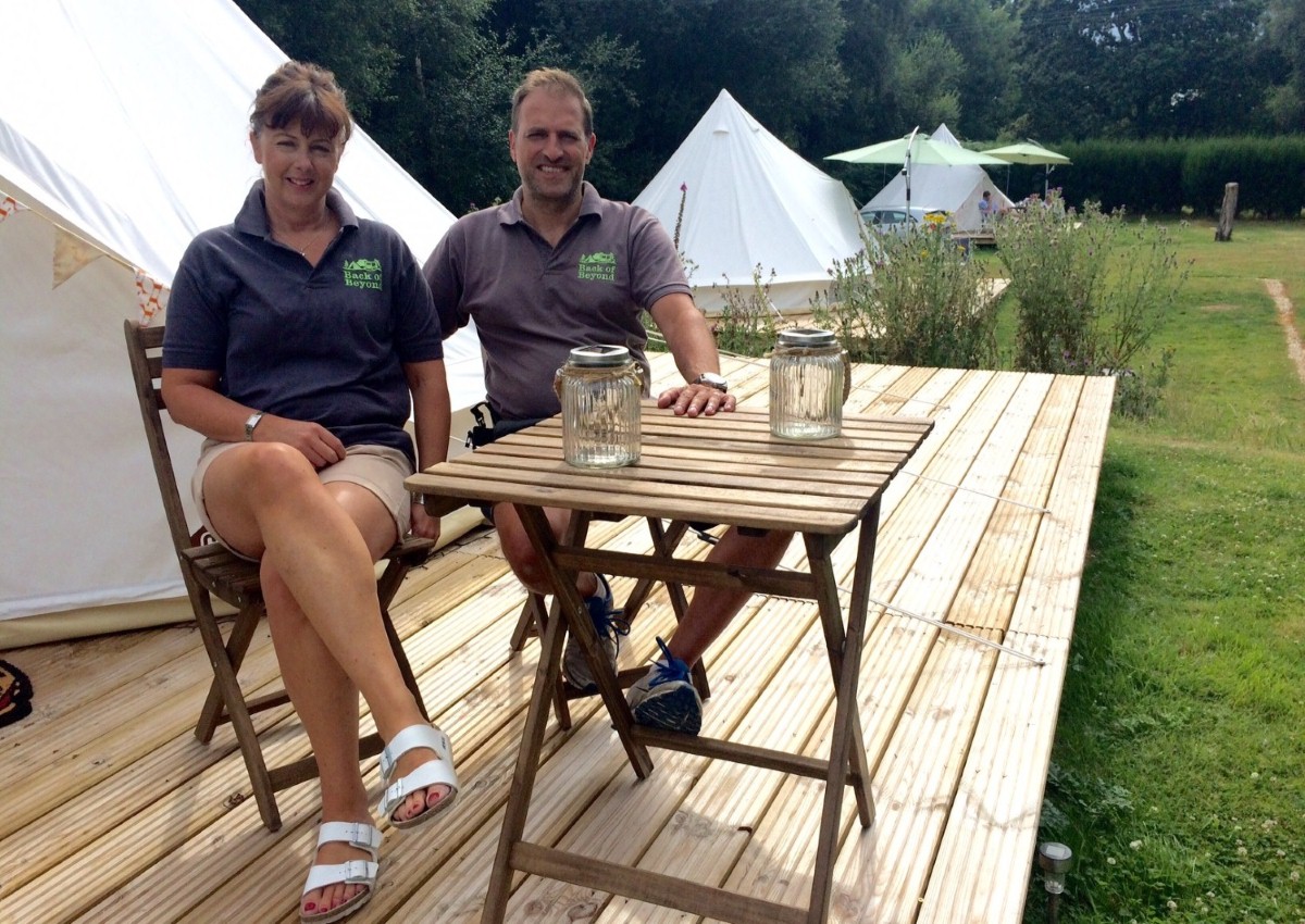 Vicki and Martin Bowrey  own a park which is strictly adults only - and, say guests, is much more peaceful as a result