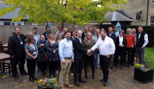 Best of British holiday park owners met for their annual conference in Ely, including the consortium's board members (front, from left) director James Cox, chairman Richard Legg, and directors Tara White and Keith Betton