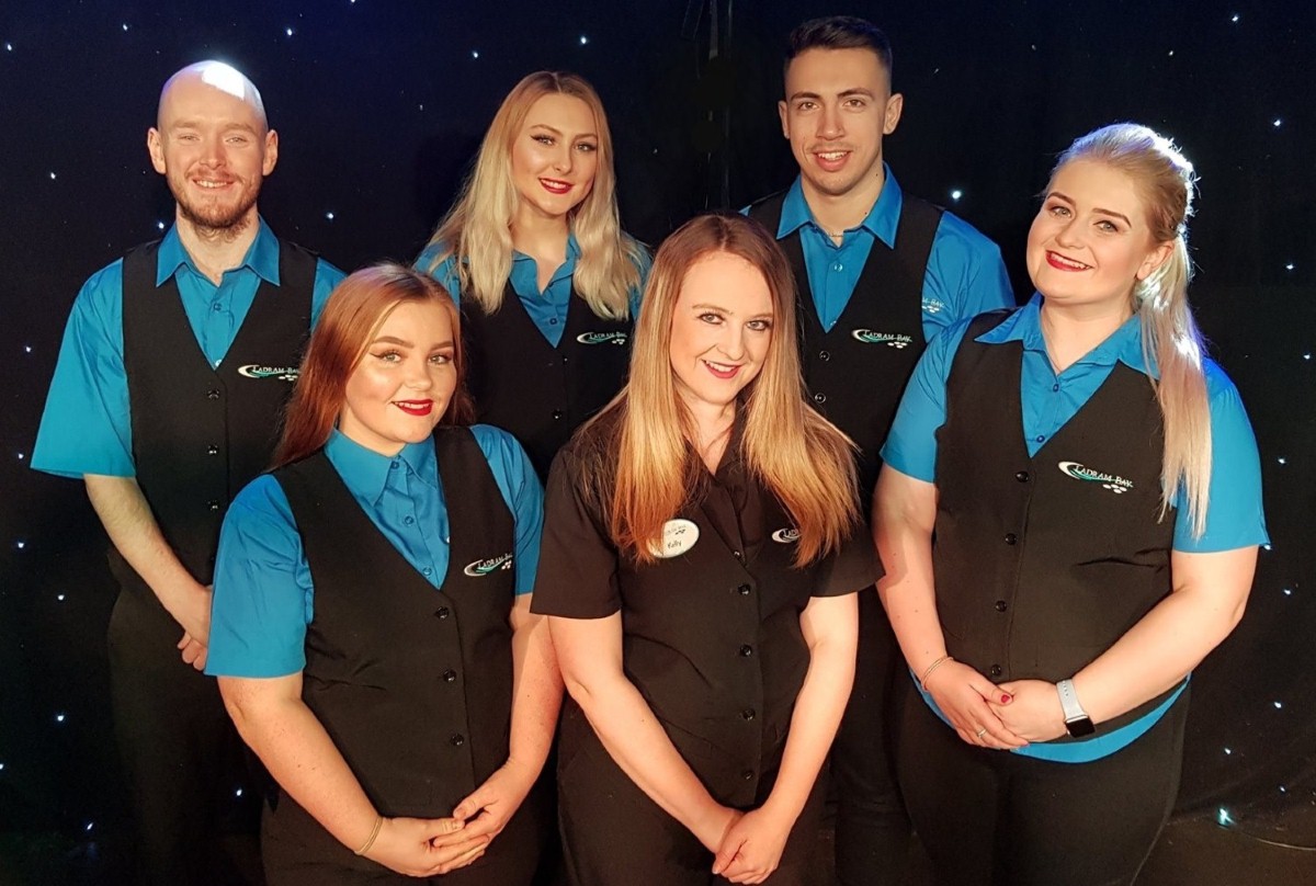 Super six the all-singing and dancing troupe are employed full time for the holiday season