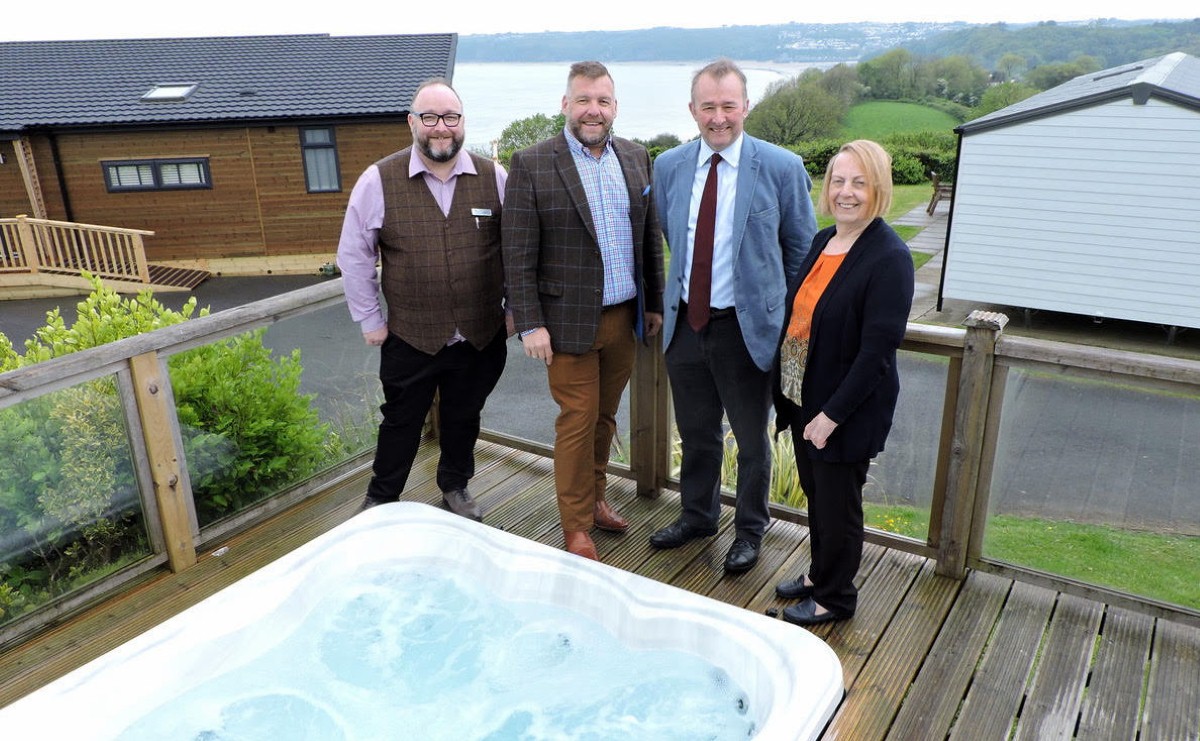 Smiles all round at the Celtic Holiday Park