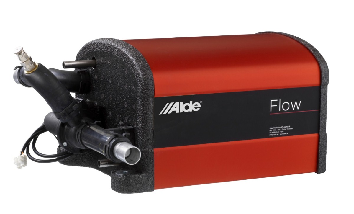 Running out of hot water is a thing of the past with the Alde Flow
