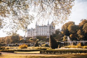 Stefan Baranowski and Alice Radford ended up staying in the grounds of Dunrobin Castle