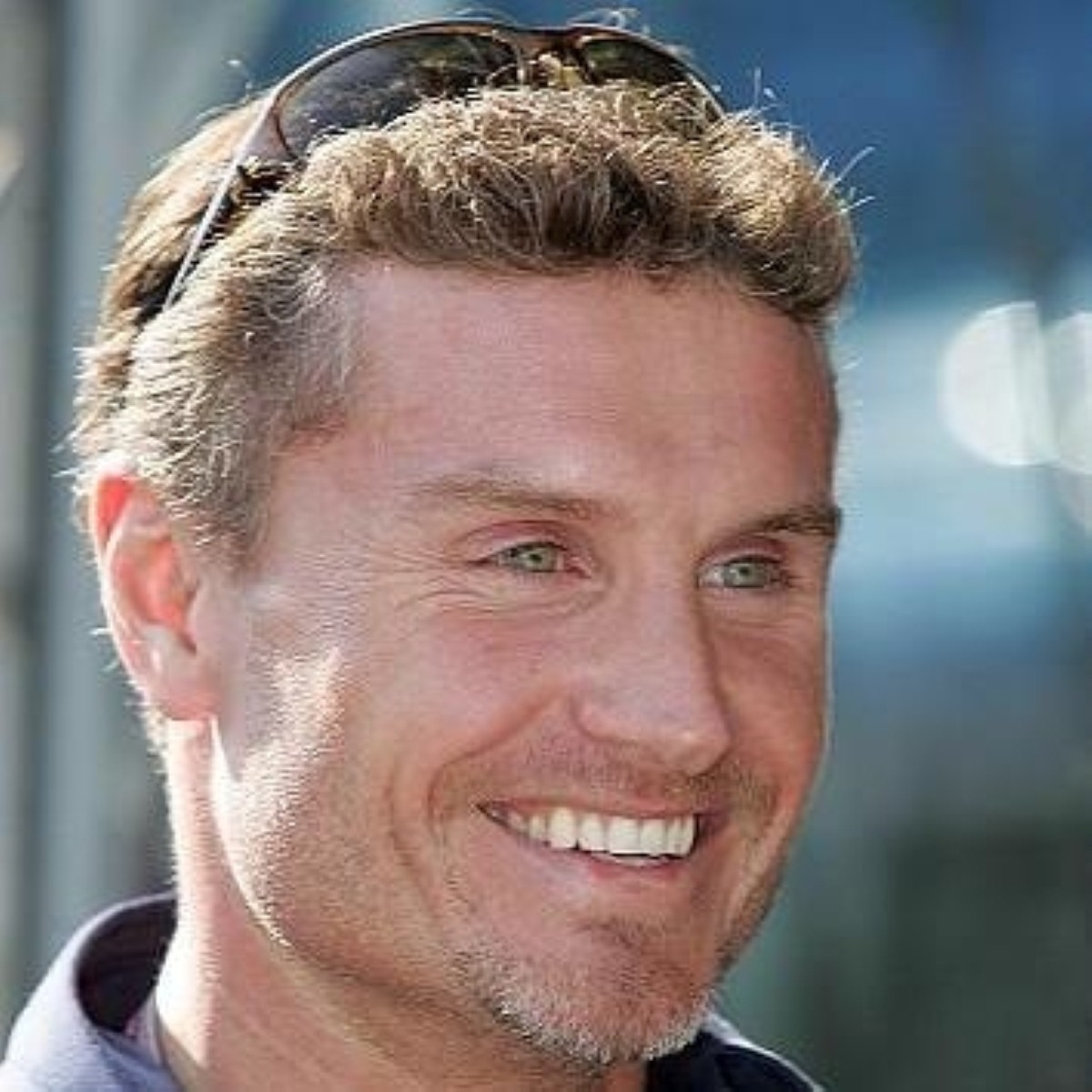 Former racing driver David Coulthard would camp out trackside during race meets