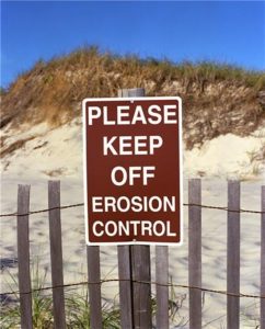 A Welsh site is in danger of being eaten by the sea