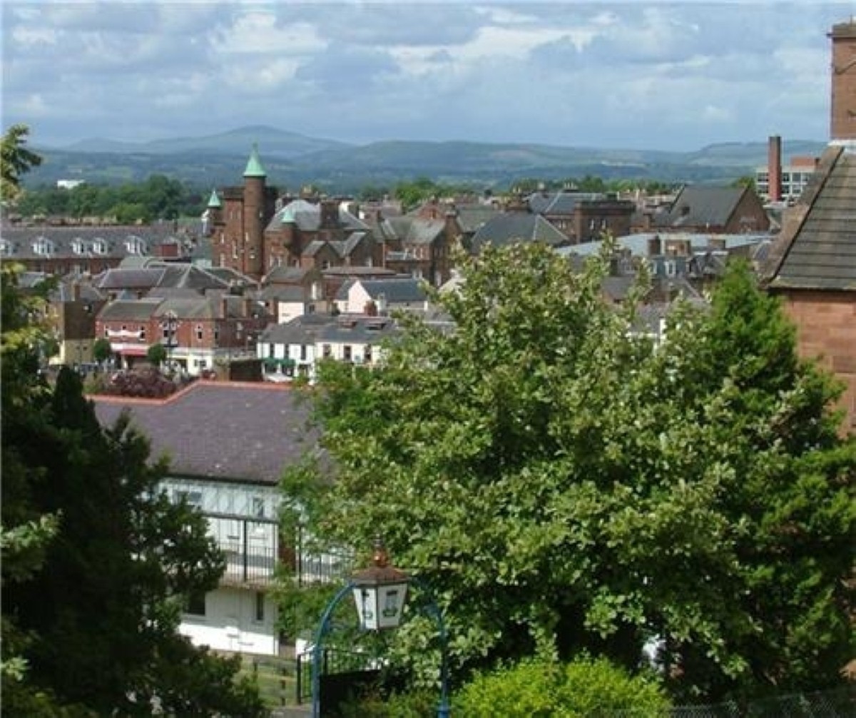 The caravan park could generate over Â£1 million for Dumfries (pictured)