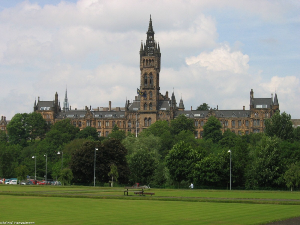 The site is located on the outskirts of the city of Glasgow