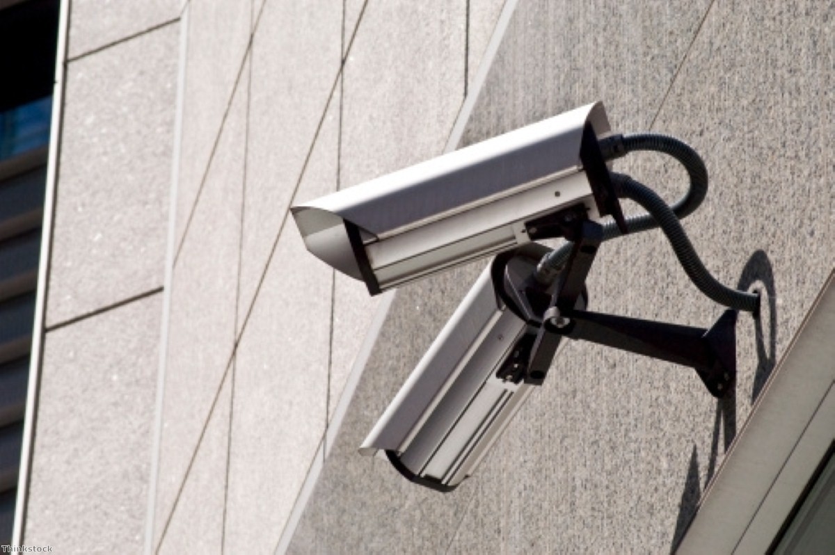 CCTV footage recorded from a neighbour's home showed the thieves towing away the caravan from the property