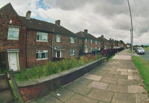 The Butterfield council estate (pictured) will benefit from the caravan project