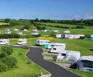 A new caravan park in Denbighshire will be completed by the end of the year