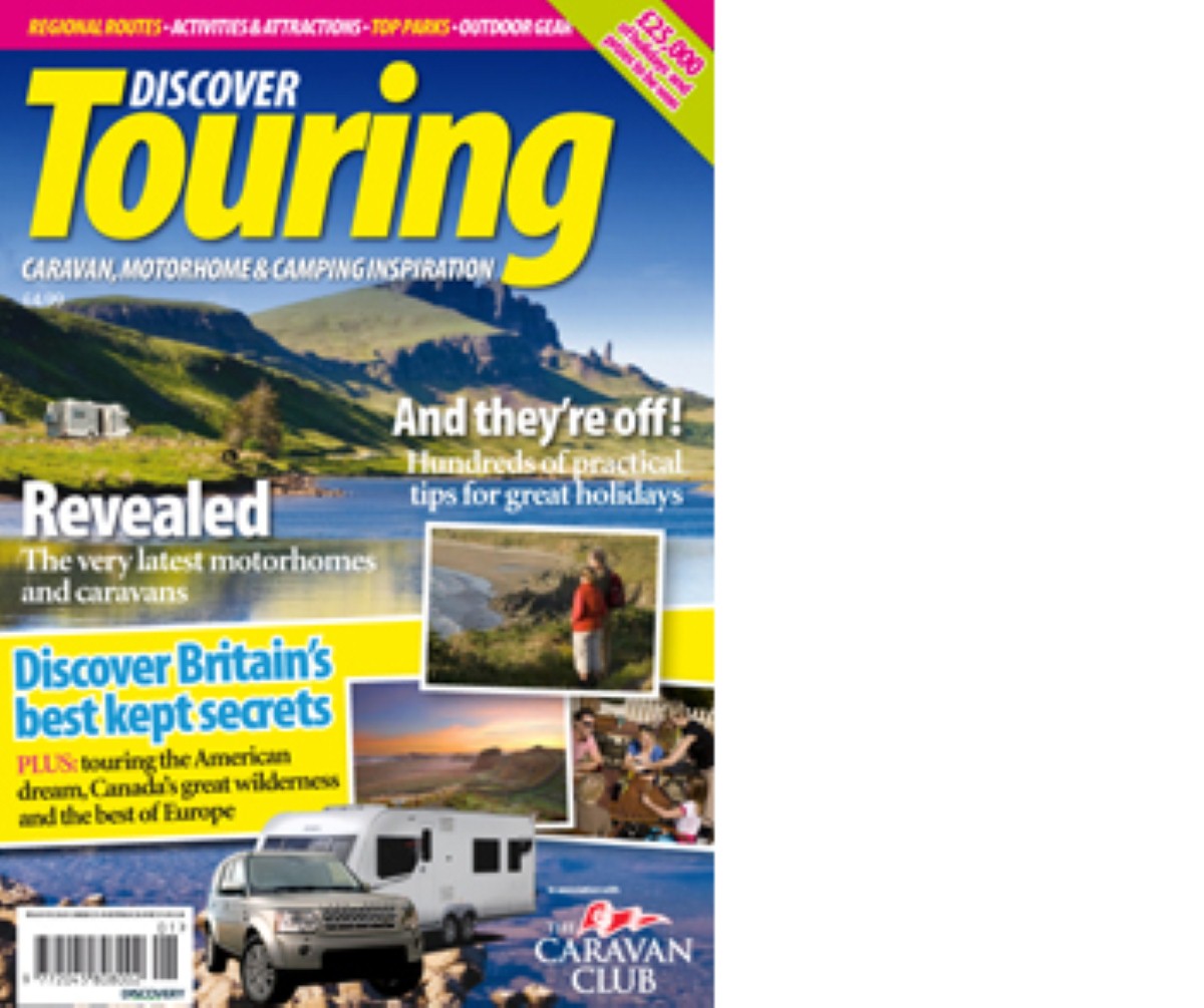 The Discover Touring `bookazine` will be found in major newsagents