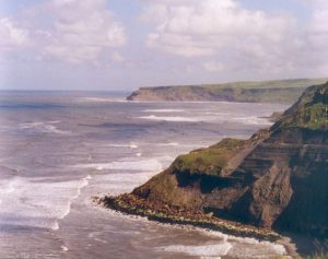 The caravan site is located near the coastal town of Port Mulgrave in Yorkshire