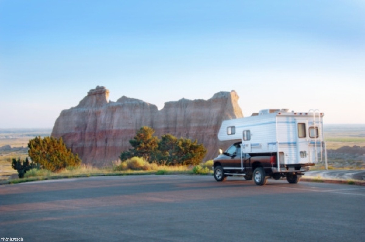 Bill Marsden travelled across Europe in his camper van
