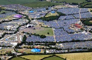 Tens of thousands of caravan and motorhome outfits make their way to Glastonbury festival each year
