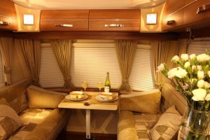 Luxury interiors, like this one from the AS Caravans Mayfair, are becoming more popular