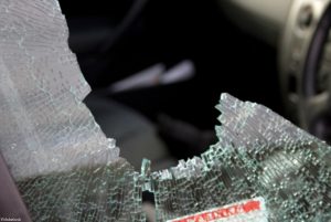 Police have warned that thieves often resort to breaking windows