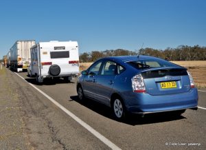 Caravans are annoying road users less than they used to