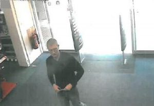 Police would like to talk to this man in connection with the string of robberies