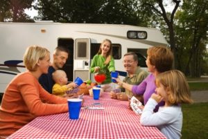 Caravan holidays with grandparents have become more popular