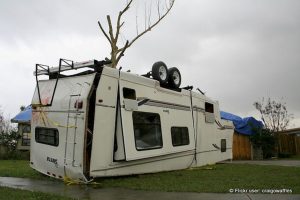 If your caravan ends up like this, Clubcare Insurance has a new online tool to help find the nearest repairer