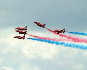 The Red Arrow display is one of the most popular attractions