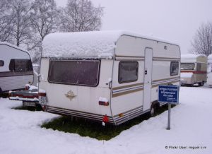 Even during the winter months, your caravan needs insuring