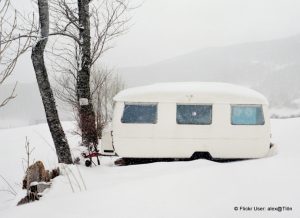 Caravanning all year round is becoming more popular