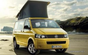 The California is based on the original Transporter 'hippy wagon'