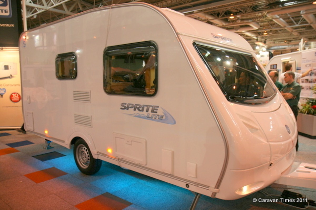 The Sprite Lite range was launched at the NCC Motorhome and Caravan Show 2011