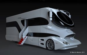 There's no mistaking this motorhome's distinctive styling