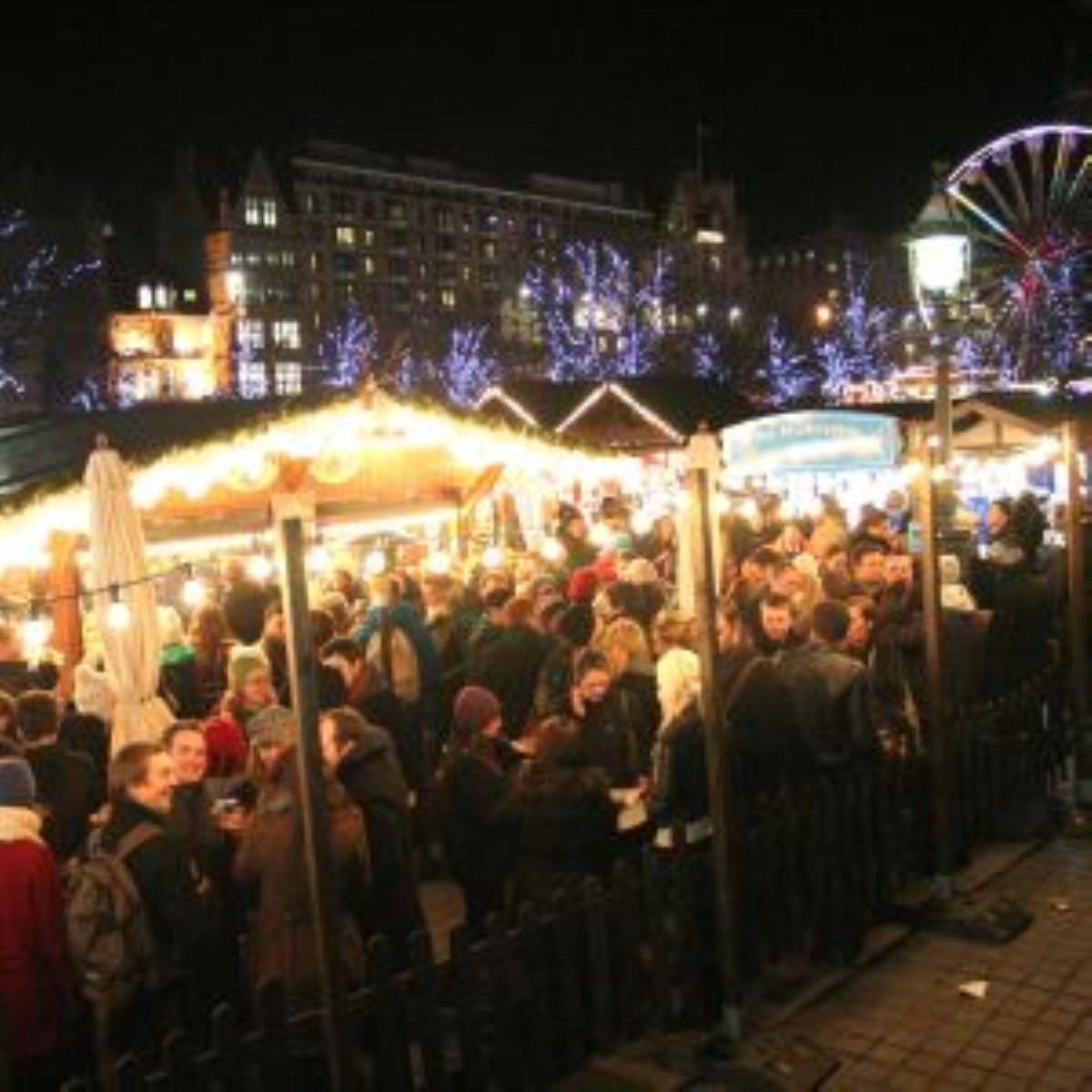 Christmas markets are a big draw for large cities like Edinburgh