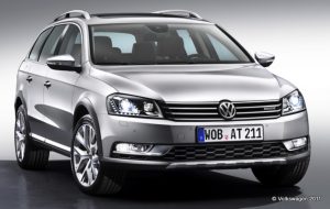 The Alltrack version of the Passat is better in off-road conditions