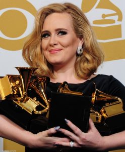 Grammy winner Adele is clearly still in touch with her roots