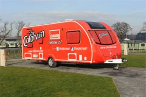 The Calorwagon is based on the Sterling Eccles Sport 586SR