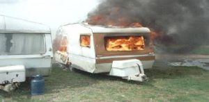 Caravan fires remain one of the most dangerous aspects of caravaning