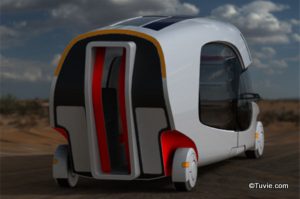 The Colim is a concept design of a caravan-towcar combination