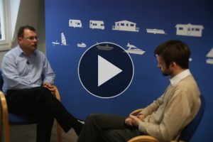 Edward Cross from Towergate Insurance (right) explains what to do after a caravan theft