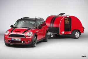 Mini has come up with their first caravan design, the Cowley