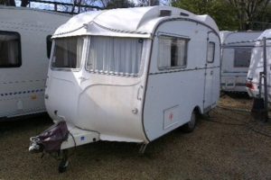 Vintage caravans similar to the above model from the 1970s were on display for a ten day tour in Australia
