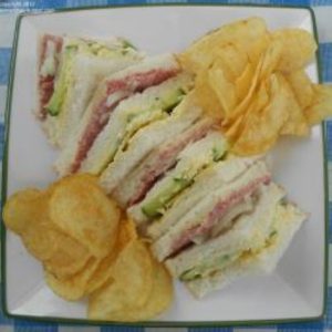 The double-decker Caravan Club Sandwich is the ultimate rainy day lunch for caravanners everywhere