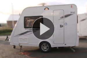 The Elddis Xplore 302 is the company's first caravan weighing under one tonne