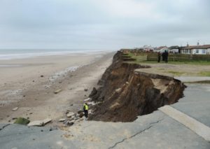 Caravan parks in Skipsea are particularly under threat