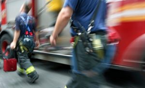 Fire crews were called to a blaze at a caravan clubhouse in Kent