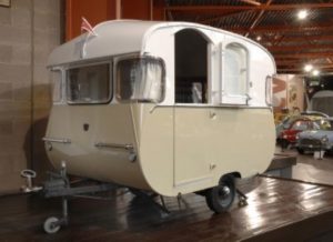 A selection of classic caravans are included in the exhibition